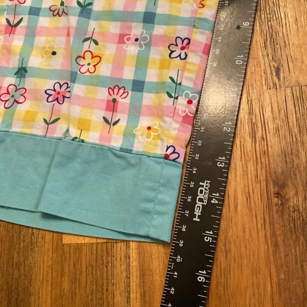 American Girl Picnic Time Multicolor Checkered Capri Pants. Size 7. 2001
